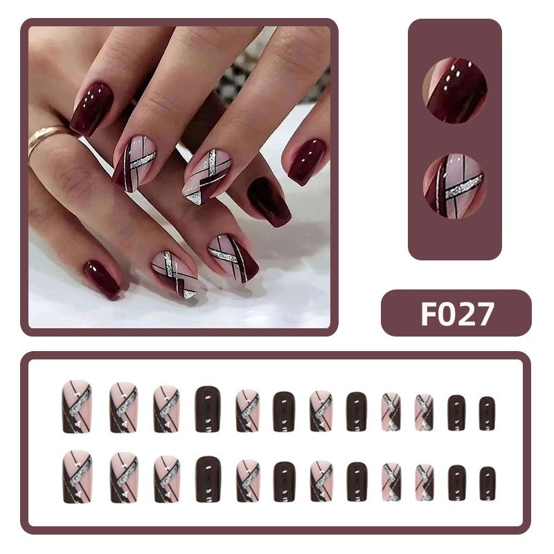 Simple Removable Fake Nails with Nail Tips – Easy Application for Effortless Style