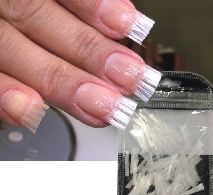 Cross-Border Explosive Nail Extension Fiber – 3CM Fiberglass Nails with Fast Phototherapy Extension Glue for Nail Art