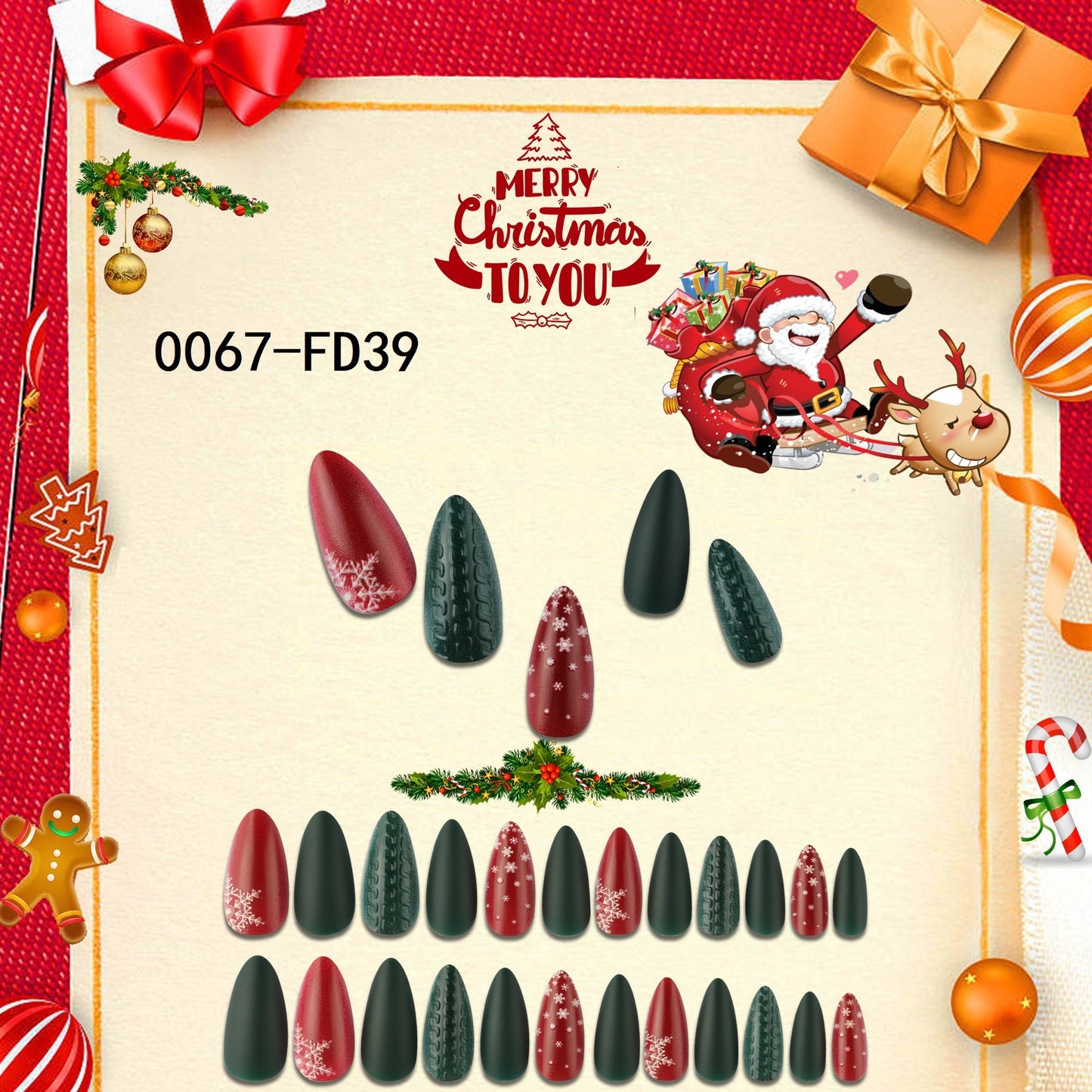 Christmas Nail Tips – Festive Wear Supplies for Nail Art